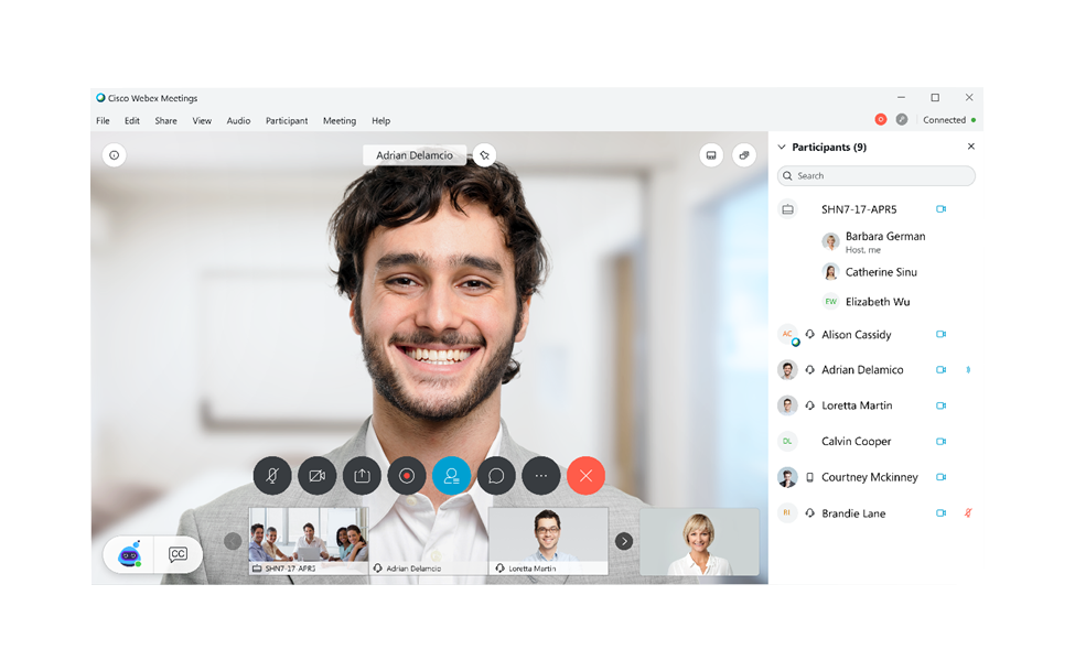 Instantly elevate a call to a meeting.