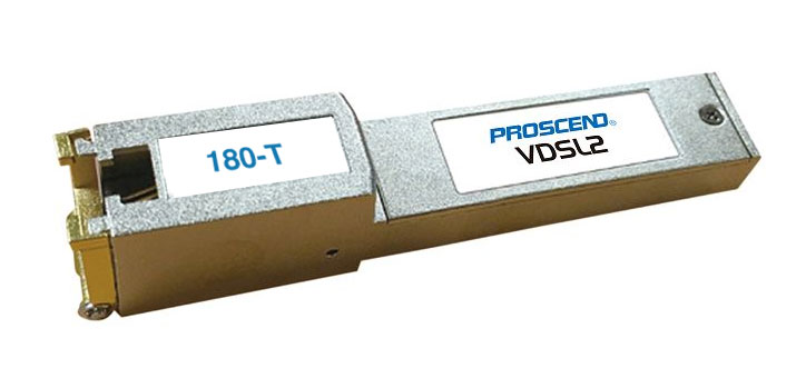 Proscend 180-T VDSL2 SFP Modem (MikroTik Compatible)
