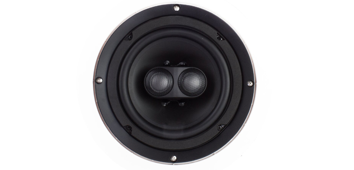 TruAudio C-Series In-Ceiling Speaker with Dual Silk Tweeters