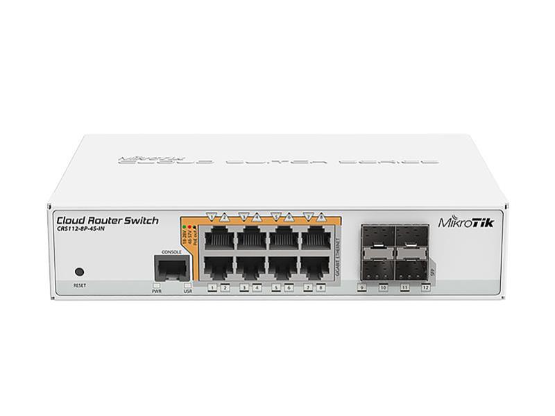 MikroTik Cloud Router 8 port Gigabit 802.3af/at PoE Switch