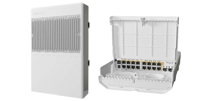 Mikrotik netPower 16P | Power over Ethernet Switches - All PoE Voltages |  Go Wireless NZ Ltd