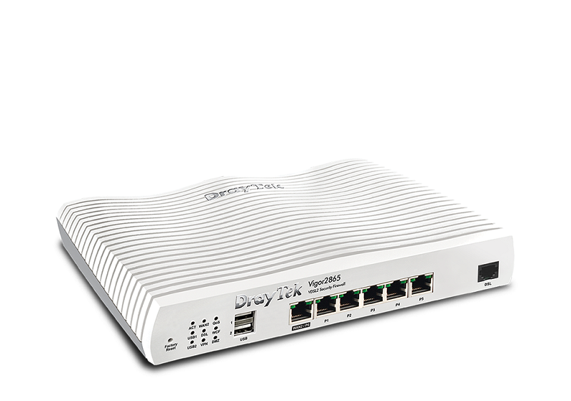 DrayTek DV2865 ADSL / VDSL / UFB Router with Firewall and VPN