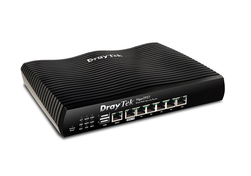DrayTek DV2927 Dual GigE WAN Router and Firewall Gigabit Routers, all