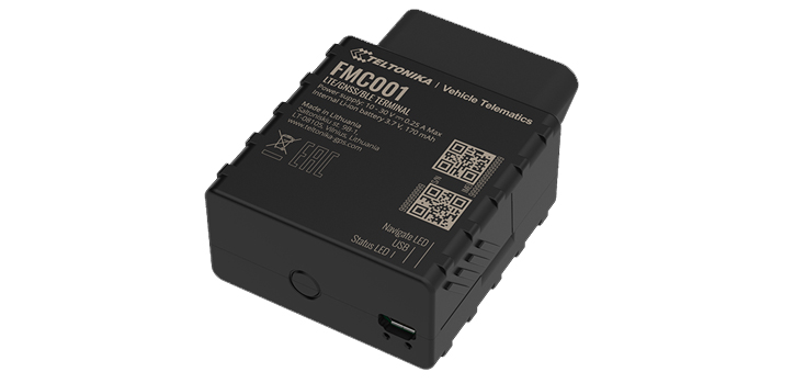 Teltonika FMC001 LTE/GNSS/BLE plug and play OBD tracker
