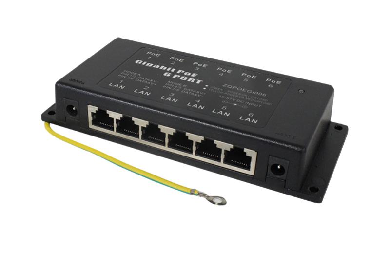 GPOE-4B 4 Port Gigabit PoE Injector Multi-port Midspan Injector