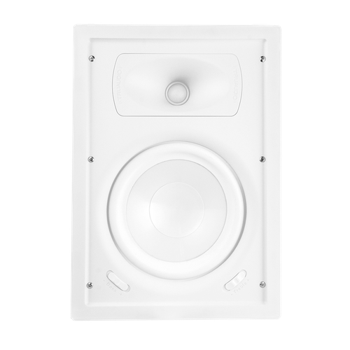 TruAudio Ghost Series 2-way in-wall speaker with 6.5inch White woofer and 1inch Tweeter 5-100 Watt