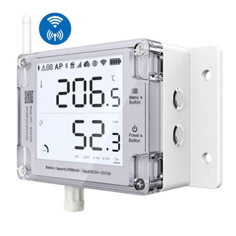 GS1 Industrial Grade WiFi 4G Temperature Humidity Data Logger