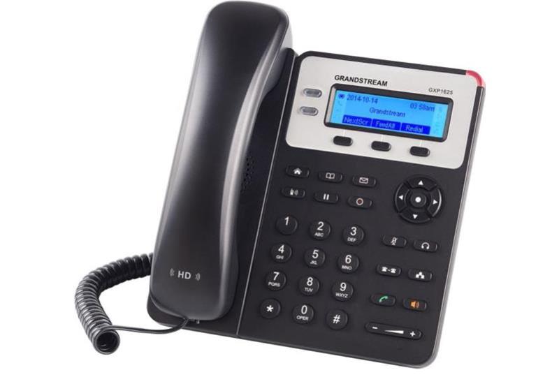 Grandstream GXP1625 VoIP Phone with Two SIP accounts and PoE VoiP