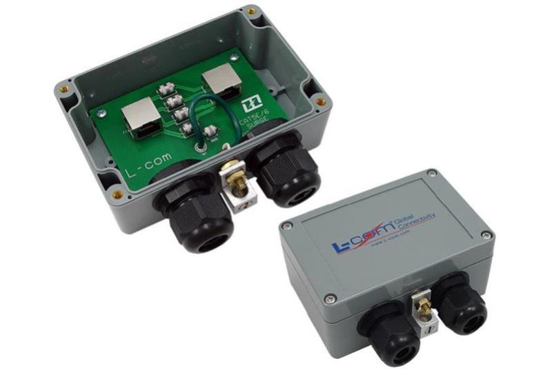 Outdoor Gigabit Lighting Protector with PoE Passthrough