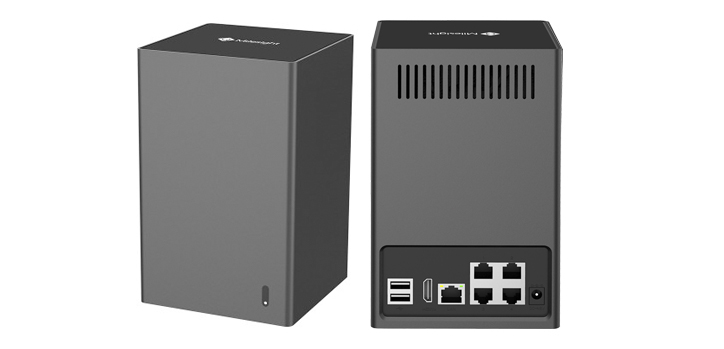 Milesight 9-Channel Mini 4K NVR with 4 Ports PoE Built in