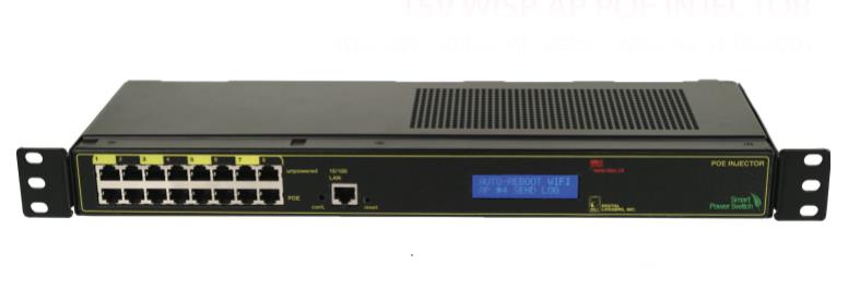 Digital Loggers POE15 15V Smart Midspan 8 Port Power over Ethernet Injector