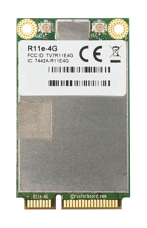 MikroTik R11e-4G 4G/LTE miniPCI-e card