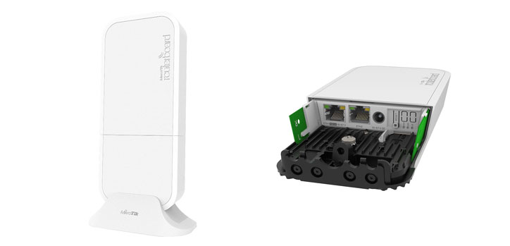 MikroTik wAP 802.11ac Wi-Fi and LTE Weatherproof kit with R11e-LTE6 Modem