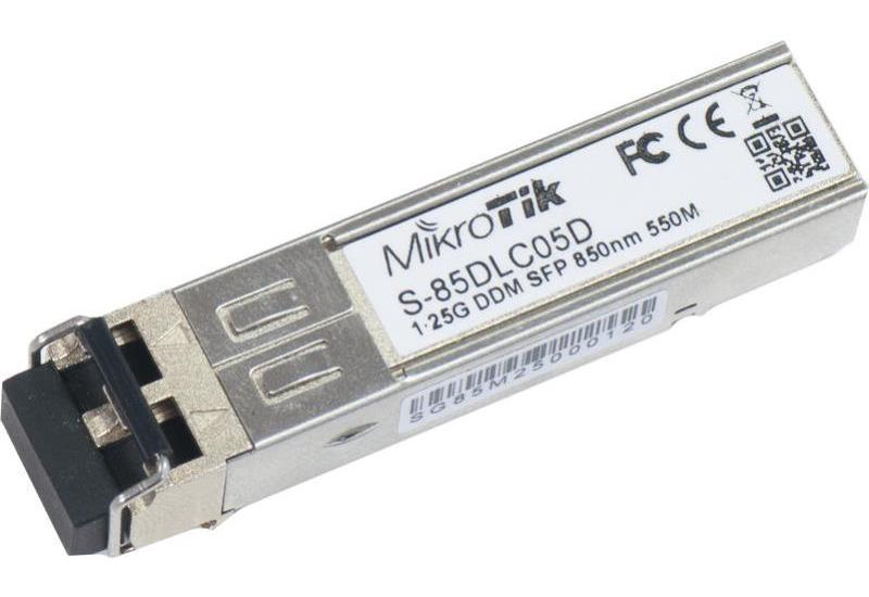 MikroTik SFP module 1.25G MM 550m 850nm S-85DLC05D | Fibre Modules