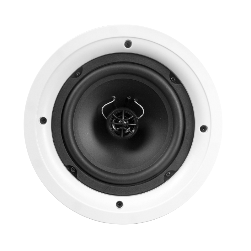 TruAudio Shadow Series 2 Way in-ceiling frameless speaker, 6 1/2inch woofer, 1/2inch PEI tweeter. 5-60 W, 8 ohms