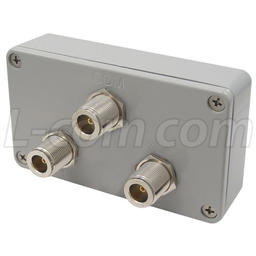 L-com 2-Way 900 MHz Signal Splitter with N-Female Connector