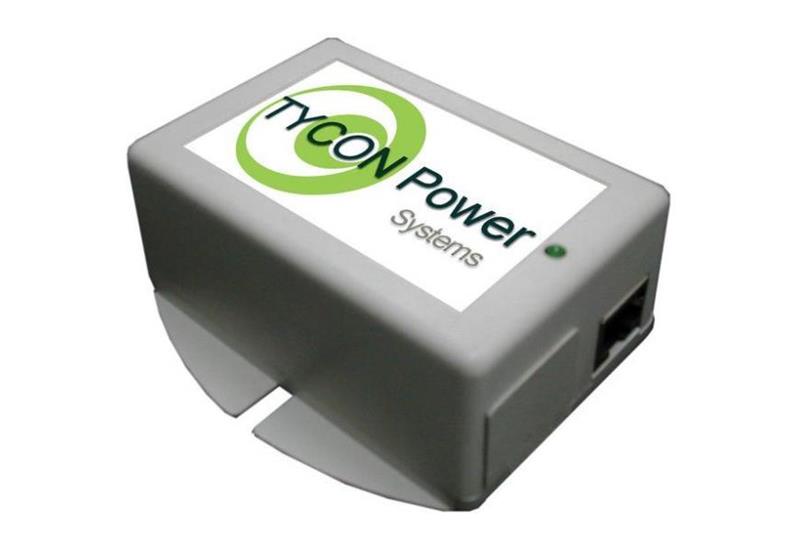 Tycon Power Systems 24VDC POE In to Gigabit 802.3af/at 35W POE Converter