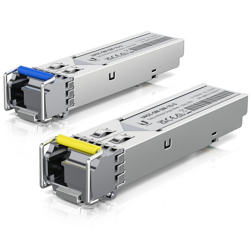 Ubiquiti 1 Gbps Singlemode, Simplex LC Fibre Transceiver Pair Fibre