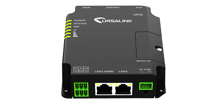 Ursalink UR32 Industrial 3G/4G/LTE PoE router with GPS