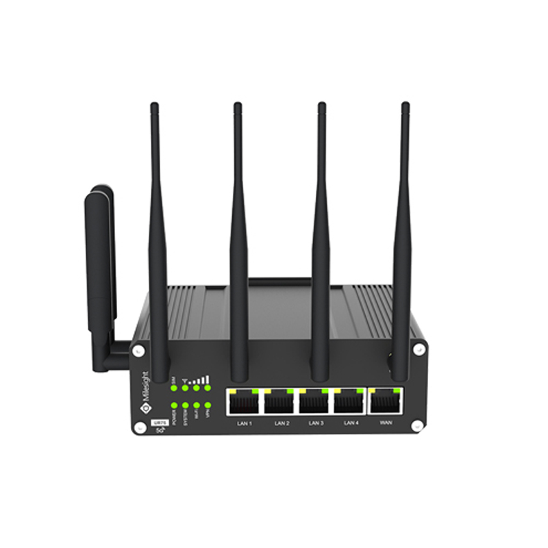Milesight UR75 4G/5G 5 port Gigabit PoE Router with IoT M2M Connectivity