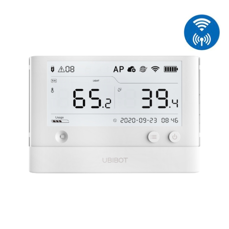 UbiBot WS1 + Probe WiFi Temperature Humidity Light Monitor Data Logger  Freezer