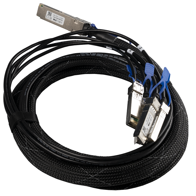 MikroTik XQ+BC0003-XS+ A QSFP28 to 4x SFP28 break-out cable
