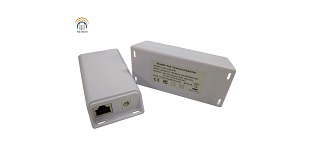 POE-MSPLT-4812P-F | PoE Splitter, 802.3at Input, 12VDC and 48V Passive PoE  Output, Female RJ45, 15W